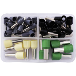Quadrios 2010C394 Ferrule Set 45 pcs Partially Insulated High Purity Copper