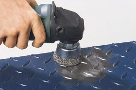 Szczotka doczołowa 65mm M14 drut falisty WF2702000