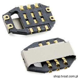 217-02001-02 SIM Card Connector SMD ACT
