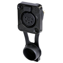 Rean RRX5F-Z-002-1 XLR Connector Socket Built-In 5 Pins 1pc