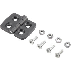 Basetech BT-1697225 Plastic Hinge 39x30x4mm 1Piece Durable and Compact