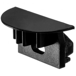 Zaślepka minilux maxi wpust czarna z otworem