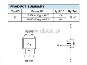 NCE3080K N-Channel 30V (D-S); 80A; MOSFET