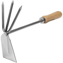 Sealey GTWH002 Premier 2-in-1 Hoe and Cultivator with Ash Handle