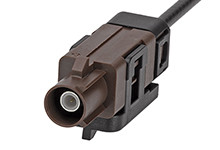 Złącze koncentryczne Montaż na kablu Męski 50Ω typ złącza Złącze SMB 6GHz Połączenie zagniatane typ kabla RG174