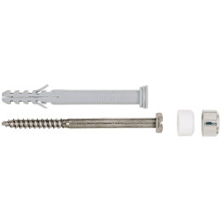 Fischer 553883 WC-mounting kit: 2 Dowels 2 screws caps included