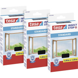 tesa 55670-00500-03 STANDARD fly screen 1000x1000 mm anthracite 3pcs