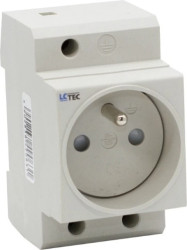 Gniazdo na szynę TH z bolcem uziemiającym LC-Tec / EBSA2