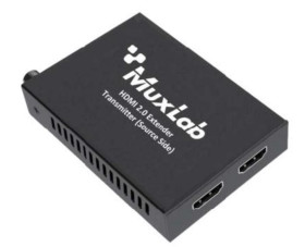 Przedłużacz HDMI 2.0, komplet, 4K/60, IR, CAT5e/6, PoC, 50m - 100504-v2