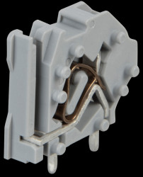 745-801 PCB terminal, modular, RM 5, grey