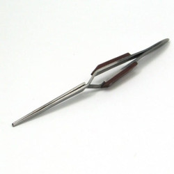 1PK-118T pęseta metalowa prosta (rewers) 165mm