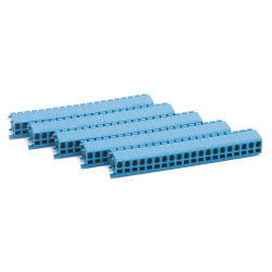 Kostka zaciskowa na szynie DIN Allen Bradley 26 → 14AWGZacisk sprężynowy 1492 10A 250 V, 300 V