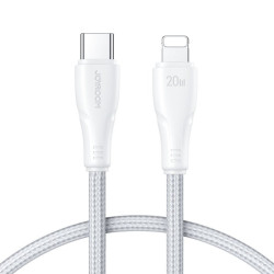 Kabel USB-C/Lightning 1,2m 20W JAYROOM, Biały, Surpass Series S-CL020A1