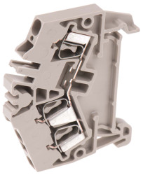 Blok zacisków przelotowych Weidmuller poziomy: Pojedynczy 26 → 12AWGZacisk ZDU 24A 800 V