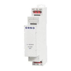 Przekaźnik instalacyjny bistabilny 24 VAC/DC, 16A,OR-PI-456/24UC