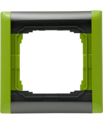 KOS66 PLUS Ramka pojedyncza składana kolorowa grafit + limonka 66600781