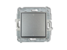 MINI Wyłącznik 2-biegunowy srebrny metalik 7MWP-9 KARLIK