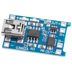 Ładowarka Li-Ion Li-pol z buforem TP4056 1A Mini USB