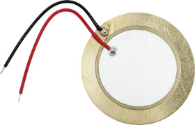 EPZ-20MS64W Piezo element, 6.4 kHz, 400 Ohm, wired