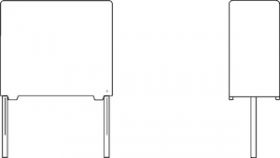 MKP383 AC and Pulse Double Metallized Polypropylene Film Capacitors MMKP Radial Potted Type