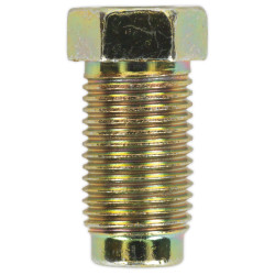 Sealey BN10100LM Brake Pipe/Fuel Nut M10 x 1mm Long Male Pack of 25