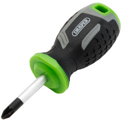 Draper 13368 Pozi Soft Grip Screwdriver, PZ2 x 38mm - 13368