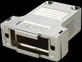 165X13479XE D-sub cap for 15-pin D-sub, metal, large, straight