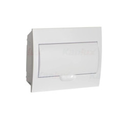 Rozdzielnica modułowa tworzywo 1x12 podtynkowa IP40 IK06 N+PE II klasa drzwi białe DB112F 1X12P/FMD-P biały 36416