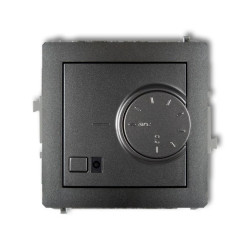 DECO Regulator temperatury elektroniczny z czujnikiem powietrznym grafitowy 11DRT-2
