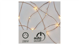 Lampki Choinkowe Xmas Nano Timer 2,4W 100Led 10M Ip44 Ciepły Biały D3aw02