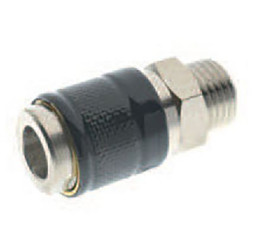 Szybkozłącze powietrza RS PRO G 1/8 męskie rodzaj Żeński Gwintowany Mosiądz 1/8in