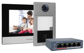 DS-KIS604-S(C) - zestaw wideoodomofonowy IP