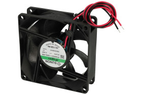 Wentylator; PF80252V1-1000U-A99; 80x80x25mm; kulkowe; 24V; DC; 4,32W; 101,4m3/h; 44,7dB; 0,18A; 4800RPM; 2 przewody; Sunon; RoHS