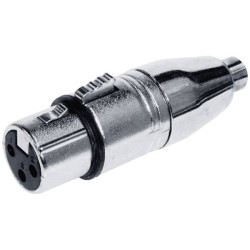 Kash 55030 XLR to 6.35mm Jack Adapter 3-Pin Mono Connector