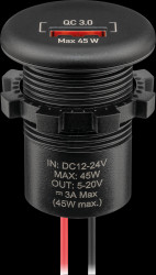 61678 Caravan USB-A socket, 45 W