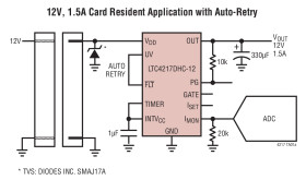 2A Integrated Hot Swap Controller