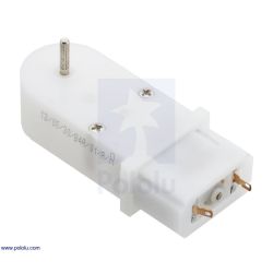 120:1 4,5V - mini silnik z plastikową przekładnią (kątowy)