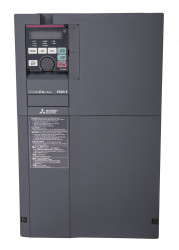 Przekształtnik częstotliwości 30 kW 3-fazowy 400 V AC 62 A Ethernet 50/60Hz FR-F800 BACnet Sprężarki, wentylatory, pompy