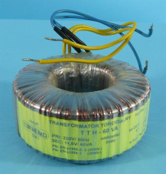 60 VA/12V HALOGEN TRAFO TOROIDALNE