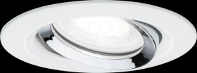 93673 Nova Plus flush mounted fixture, GU10, 6 W, 4000 K, 30°, round,