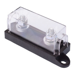 Panel Mount Mega Fuse Holder with Transparent Cover