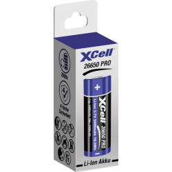 XCell 150844 XCell Battery Rechargeable 26650 Li-ion 3.7 V 5000 mAh