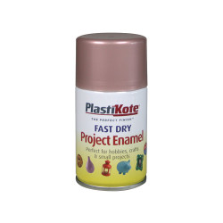 PlastiKote 440.0001440.046 Fast Dry Enamel Aerosol Rose Gold 100ml