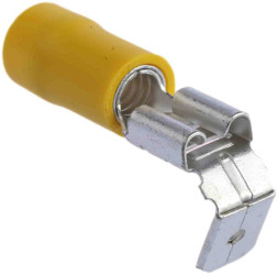 Konektor płaski Żeński 6.35 x 0.8mm długość 24mm Izolacja: Izolowane Cyna