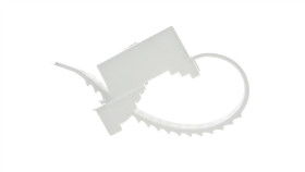 Uchwyt Paskowy 9X60mm Biały Up 22 12.1 /100Szt./