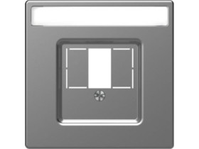 MERTEN D-LIFE Płytka czołowa uniwersalna stal nierdzewna MTN4250-6036 SCHNEIDER ELECTRIC