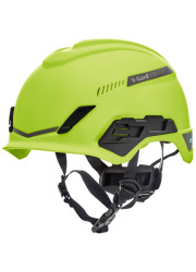 Kask ochronny, Czarny, zielony, HPPE, V-Gard H1