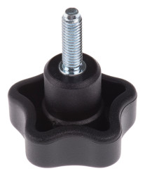 Pokrętło mocujące M6 długość gwintu: 20mm średnica pokrętła 40mm średnica gwintu: 6mm Z wieloma pokrętłami Kołek