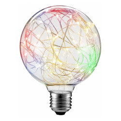 Żarówka LED E27 2W dekoracyjna RGB G125