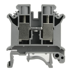 Złączka szynowa przelotowa szara śrubowa 10mm2 1P VDE UL PC10-01P-11-00A(H)